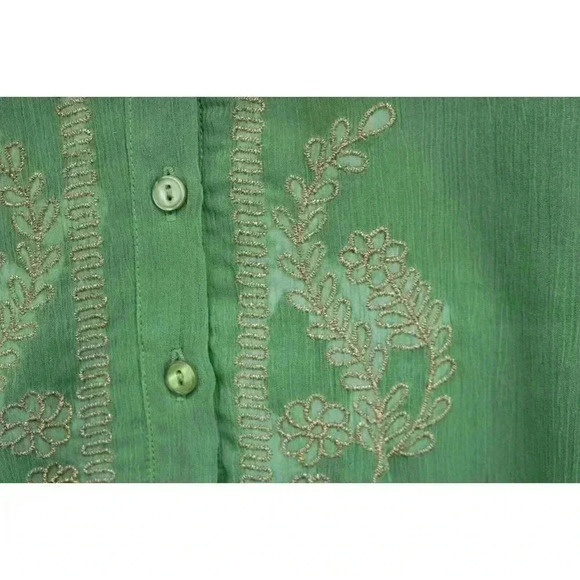 Jane Ashley Women's Tunic Belled Sleeves-Size 2X-Boho-Hippy - Picture 3 of 10